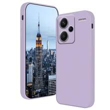 Compatible With Redmi Note 15 Pro Plus Case Silicone Liquid , Soft Smooth Touch For Xiaomi Note 14 Pro 5G Note 13 Series Note 12 Series Note 11 Series Phone Case Silicone Shockproof Thin Cover - Light Purple - View 7