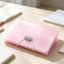 1pc/A6 Mini Expandable File Folder, Thickened Large Capacity Office Document Organizer For Bills And Paper Storage - Mini Accordion Bag - View 6