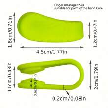 2pcs Handheld Finger Massager, Hand Self-Massage Tool, Deep Tissue Massage Roller, Suitable For Thumb, Palm And Finger Joints, Relieve Stress, Smooth Rolling Portable Manual Massager, Random Color - Multicolor - View 9
