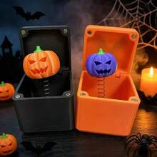 1pc Halloween Surprise Gift Box, Pumpkin Shaped Gift Box, Prank Gift Box, Funny Gift Box, Exclusive Gift Box, Adult Prank Pop-Up Gift Box, Funny Prank Gift Box, Office Desk Decor, Christmas - Multicolor - View 4