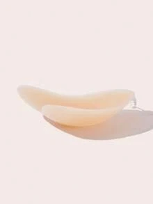 Lignisse Women Invisible Sticky Bra Silicone Nipple Covers Reusable Adhesive Breast Pads Push Up Bra Seamless Strapless Backless Bra For Dress Party Wedding - Multicolor - View 4