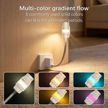 2-In-1 Starry Sky Projector Night Light, USB Starry Sky Projector, Mini LED Ceiling/Wall Projector Light, 360° Rotation, Suitable For Bedroom, Children's Room, Party, Birthday Gift - White - View 3