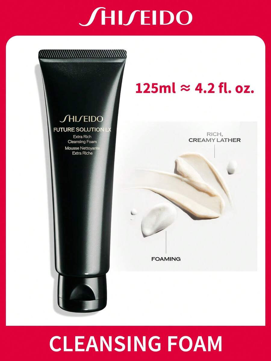 Shiseido Future Solution LX 保濕潔面慕斯 125ml 新版,溫和濃密泡沫深層清潔污垢與雜質,保濕不緊繃,細緻毛孔,滋養面部清潔,適合所有膚質,女性理想禮物 - 深層清潔 - 查看 1
