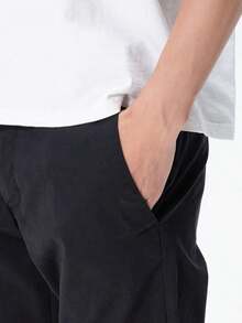 Timberland New Outdoor Sports Business Casual Stretch Men's Long Pants - Black - View 9