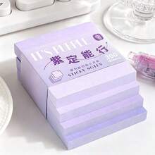 4pcs Macaron Gradient Sticky Notes, 300 Sheets Per Pad, Colorful Solid Color Square Memo Pads, Suitable For Students To Mark Textbook Highlights, Take Notes, To-Do Lists; Work Memos, Messages, Scrapbook Collage Decoration, Write Messages And Stick On Desks, Books, Documents, Dorms, Study Rooms, Offices, Daily Notes, Scrapbook DIY Stationery, Christmas Decoration, Teachers, Teacher Supplies, Classrooms, Schools, Office Decoration And Accessories, Desk Accessories - 7*7cm - View 8