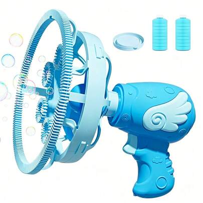 Giant Bubble Machine For Water And Beach Games, Automatic Bubble Machine With Wing Design - Giant Bubble Launcher - Fun Summer Toy
