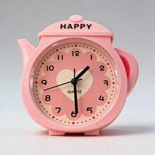 Unisex Practical Style For Bedroom And Office Desk Clock - Pink - View 1