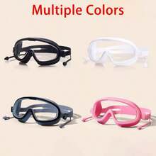 Large Frame Adult Swimming Goggles, Anti-Fog, Waterproof, Includes Nose Clip, Comfortable Soft Seal, Suitable For Swimming Training And Beach Surfing - Multicolor - View 7
