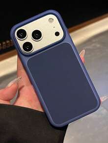 Casing Ponsel Lembut Jelly Matte Ramah Kulit Kompatibel dengan iPhone 17 Pro Max 17 Pro 17 16 15 14 13 Pelindung Belakang Silikon Cair Ultra Tipis Tahan Guncangan - Angkatan laut - View 3