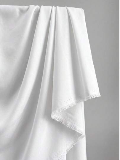 Pure White Clothing Lining Fabric, Wrinkle-Resistant Smooth Solid Color Inner Lining Cloth, Soft And Breathable, Suitable For Dresses, Suits, Bag Linings, Clothing Inner Layers, DIY Clothing Sewing And Cutting Supplies