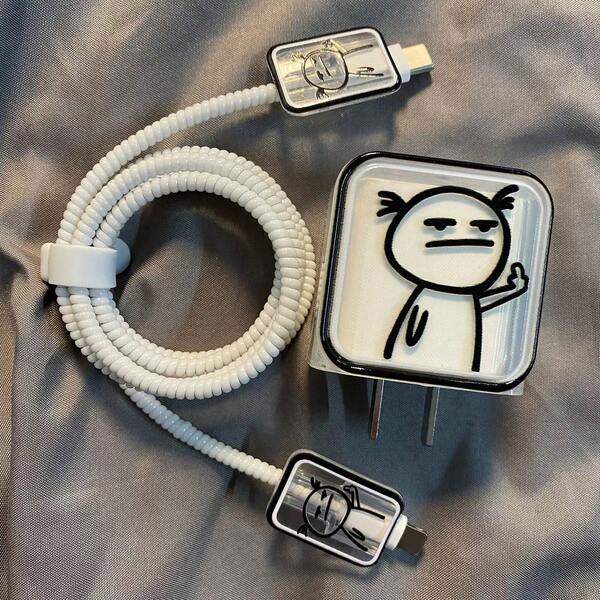 Apple Charger Protector Case 20W Winding Cable Anti-Break 17/1615/14/13/12/11 Charging Cable Data Cable Protector Case