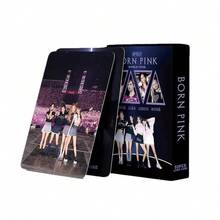 55pcs Pink Ink BP Small Cards World Tour BORNPINK Concert Collection Cards K POP Merchandise LOMO Cards Photocard, Photo Cards, Arirang, Bts21 Accessories, Bangtan, Photo Card, Photocard - Multicolor - View 2