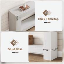 Kselythan Sofa & Console Tables - White - View 6