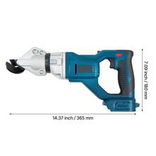Metal Shear Sheet Metal Cutter Cordless With 360-Degree Pivoting Head Double Blades  20 GA Stainless Steel Aluminum Plate Plastic Cardboard - 400W - View 10