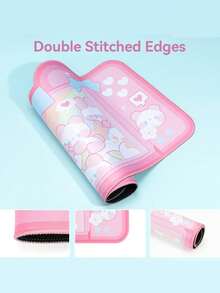 GeekShare Pink Cherry Blossom Rabbit Gaming Mouse Pad - View 3