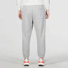 Celana Jogger Pria Adidas All Szn Warna Solid dengan Logo Cetak dan Tali Serut, Warna Abu-abu - Light Grey - View 5