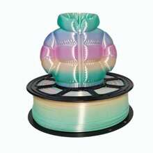 Silk PLA 3D Printer Filament – 1.75mm, 1kg Spool, Half-Sugar Pastel Color Collection, Compatible With Bambu Lab & Creality For FDM 3D Printing - Single Piece - View 8