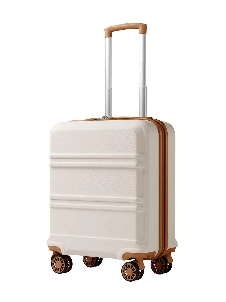 Suitcases - White-brown - View 1