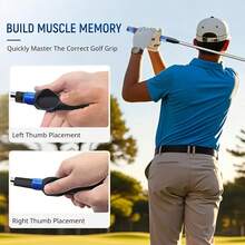 Pelatih Genggaman Golf, Pelatih Ayunan Golf, Alat Bantu Latihan Golf, Genggaman Klub Golf, Alat Latihan untuk Membantu Mencapai Permainan Golf yang Baik - MultiWarna - View 12