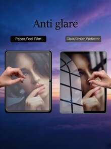 2Pcs Matte Paper Like Film Tablet Screen Protector, Anti Glare Anti Fingerprint Scratch Resistant Soft Writing Drawing Film, Compatible With IPad Air Pro 11 Inch 13 Inch 5th 6th 7th 8th 9th 10th 11th Gen 2024 2025/Compatible With Samsung Galaxy Tab S7 S8 S9 S10 FE Plus A9+ 12.4", Compatible With Xiaomi/Compatible With Huawei Matepad/Honor Pad - Matte - View 10