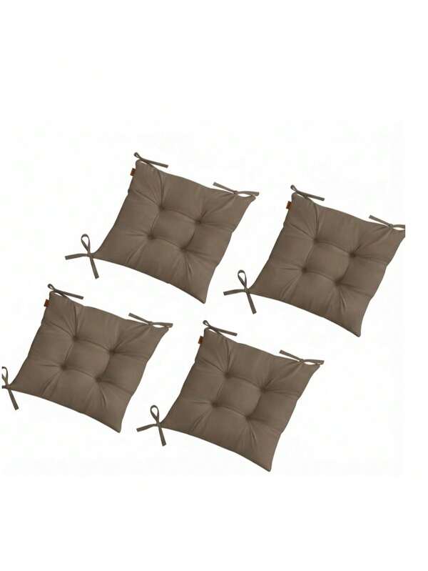 4-Piece Premium Luxury Chair Cushion Set – Soft Filled Comfortable Seat Pads, Non-Slip Base Stylish Design, For Kitchen & Dining Room Chairs