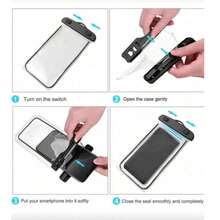 Transparent Waterproof Phone Pouch, Halter, Touchscreen Waterproof Bag, Floating Waterproof Bag, Underwater Touchscreen, High-Definition Photography, Strong Sealed Waterproof Bag, Swimming Underwater Photography Phone Case, Hot Spring Rafting Photography Device, Diving Waterproof Phone Bag, Beach Water Play Phone Waterproof Accessory, Portable And Convenient, Swimming, Diving, Snorkeling, Rafting, Beach, Pool, Summer Vacation, Island Trip, Kayaking, Water Park, Outdoor Sports, Rainy Day - Multicolor - View 3