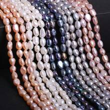 1String 36cm Natural Freshwater Pearl Beads Nugget Beaded For Jewelry Making DIY Charm Bracelet Necklace Accessories - Nugget Pearl - View 8