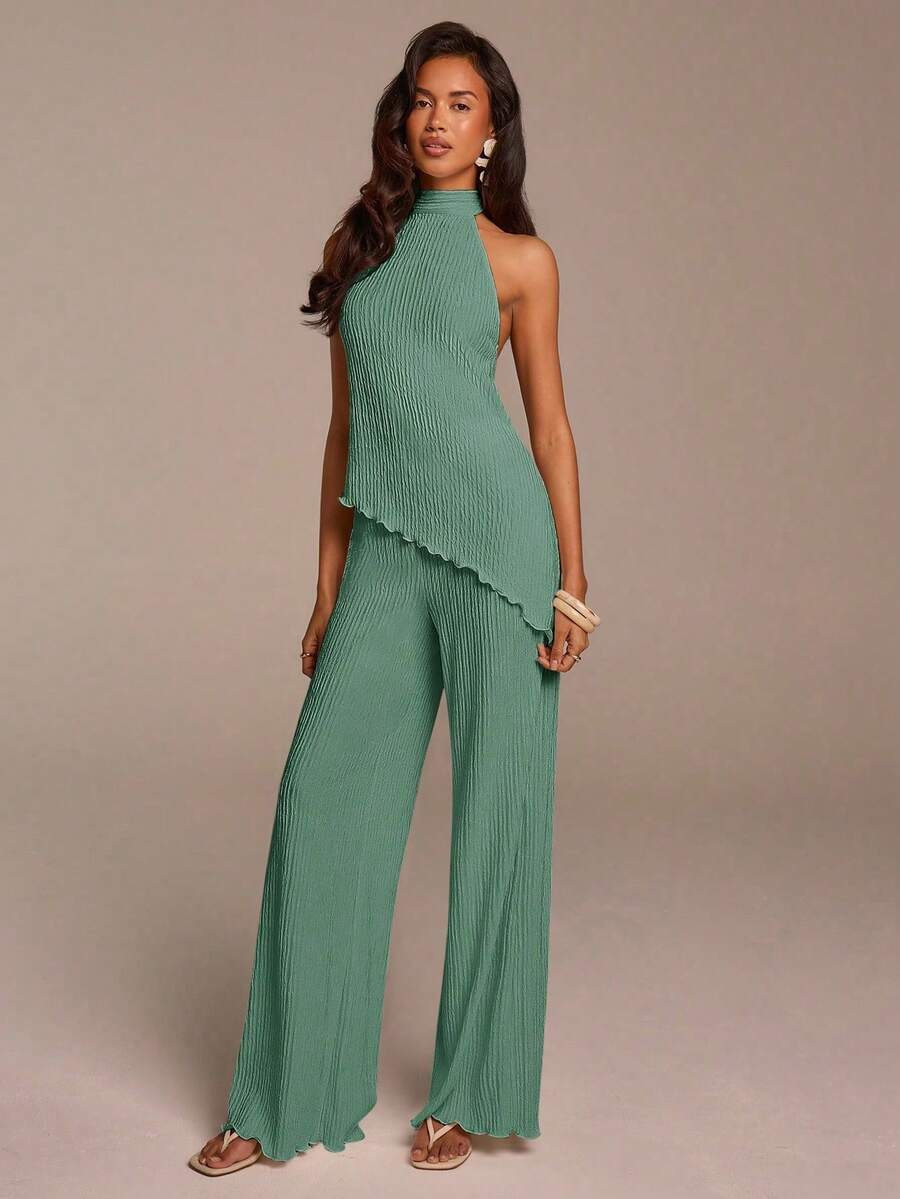 Women Two-Piece Outfits - 綠色 - 查看 1
