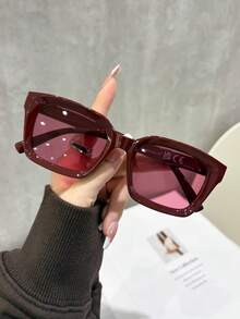 1/2/3 Pairs Women's Vintage Square Sunglasses, Perfect Blend Of Classic And Modern, Suitable For Vacation, Party, Daily Life, Driving, Travel, Fits All Face Shapes - Multicolor - View 5