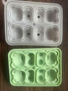 1pc Bear Shaped Ice Mold - Green - View 6