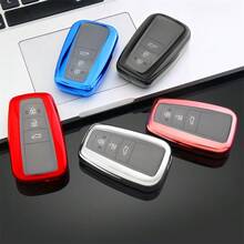 Car Key Case Protector Soft TPU Key Shell Cover Auto Accessories For Prius For Camry For Corolla For CHR For Prado 2018 2022 Dustproof And Anti Fall High-End Fashionable Keybag - KY25 - View 2