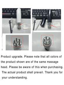 頭皮塗抹器旅行容量生髮精華導引梳滾珠塗抹器，便攜式頭皮塗抹梳，可調速護髮按摩梳，頭皮按摩工具，使頭皮光滑，專業美髮造型工具，適用於居家、沙龍、理髮店使用 - 彩色 - 查看 9