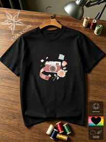 Women T-Shirts - 黑色 - 查看 2