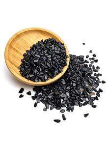 100g Black Obsidian Crushed Stones, Quartz Pebbles, Asymmetrical Decorative Stones, Suitable For Vase Filling, Aquarium, Home Decor, Vase Plants, Succulents And Cacti, Holiday Gift - Multi-pack - View 7