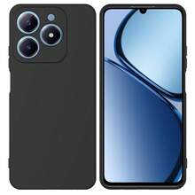 Casing Ponsel untuk C61 / C63 4G / Narzo N63, dengan Perlindungan Kamera, Tipis, Tahan Guncangan, Fleksibel, Hitam Matte, Silikon Lembut Pelindung - Hitam - View 1