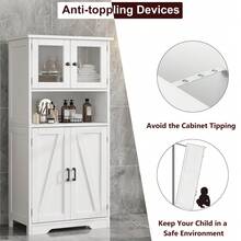 Kselythan Buffets & Sideboards - White - View 4