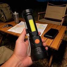 Unisex Practical Style Portable Lamp For Home And Travel - Black - View 4