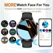 Unisex Smartwatch - Wireless Calling/Texting/Multiple Sports Modes/Remote Camera/Fitness Tracker, Compatible With Android And IOS Systems, USB Charging, Alloy Case/Silicone Strap, Fashionable And Modern, Clear Screen Display, Perfect Gift For Men/Women/Lovers/Parents. 2026 New Model - View 5