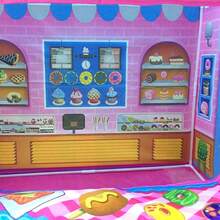 Pink Sweet Bakery Kids Play Tent, Foldable Indoor Pretend Play House For Girls And Boy, Cartoon Candy Shop Playhouse Children Game Toy Bedroom Decor Gift - Dessert Shop - View 3