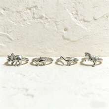 Jurassic Dinosaur Ring, Adjustable Cute Animal Themed Ring, Suitable For Couples Daily Wear, Party Jewelry Gift - Ring - View 4