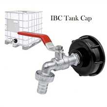1 Set Durable IBC Tank Faucet Adapter S60*6 Coarse Thread To 1/2'' Connector Replacement Valve Garden Home Water Tap Accessory - A - View 6
