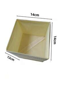 Foldable Fabric Drawer Storage Box Wardrobe Storage Hanging Bag Multi-Purpose Storage Bin With Dividers Clothes Accessories Bedroom Organization Home Decor Storage Solution - Beige - View 11