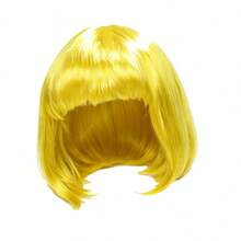 1Pc Forever & Moment Multi-Color Optional Short Bangs Bobo Wig Versatile Hair Wig Daily Party Hairpiece For 80s Party Music Festival Cosplay Halloween - Multicolor - View 24