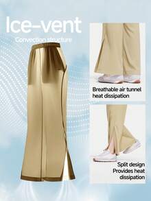 Beneunder Women's Breathable Sun-Protection Flare-Leg Pants AS012 - Dusty Purple - View 4