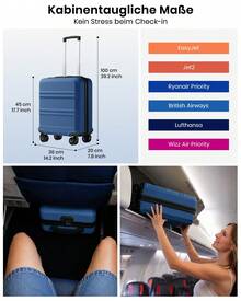 Suitcases - Blue-black - View 3