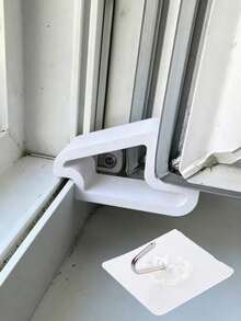 門窗擋條耐用防撞緩衝條與軌道鎖套組,有效防止陽台隔斷意外滑動,易安裝拆卸,適用於露台門窗,臥室必備,返校季適用 - 多色 - 查看 10