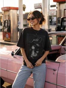 Men T-Shirts - 黑色 - 查看 3