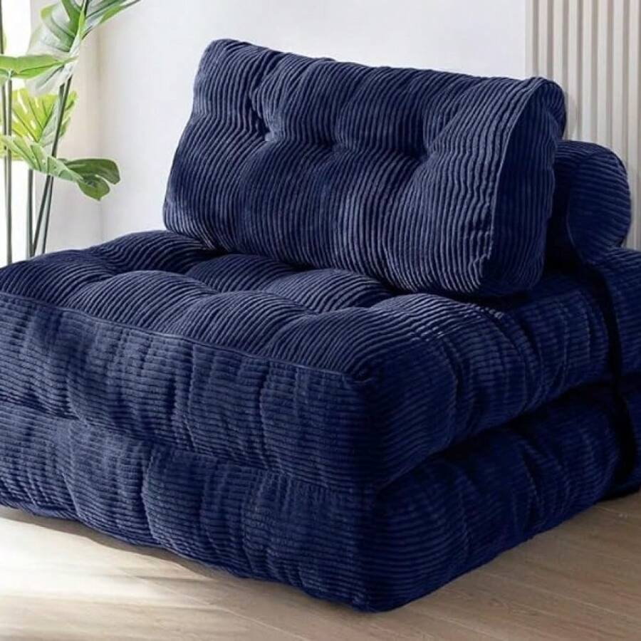Sofa Bed Frame - Navy Blue - View 1