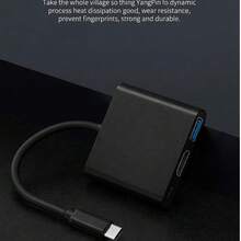 1 buah Adaptor Konverter Hub USB 3.0 Paduan Aluminium 3-in-1, Pengisian Daya + Transfer Data, Kompatibel dengan MacBook Air Pro/ 17/16/15, Galaxy S24/S23/S22/S21/S20 Ultra Plus/ dan Seri Lainnya - MultiWarna - View 7