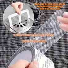 1 Rolle selbstklebendes Insektenschutz-Reparaturband - wasserdicht & langanhaltend Glasfasergewebe zur Reparatur von Türen und Fenstern, geeignet für Wohnheim-Fliegengitter und Vorhänge, ideal für die Reparatur von Fliegengittern zu Hause, unverzichtbares Werkzeug für den Schulanfang, Haushaltswerkzeug - Fliegengitter-Reparaturset - Übersicht 13